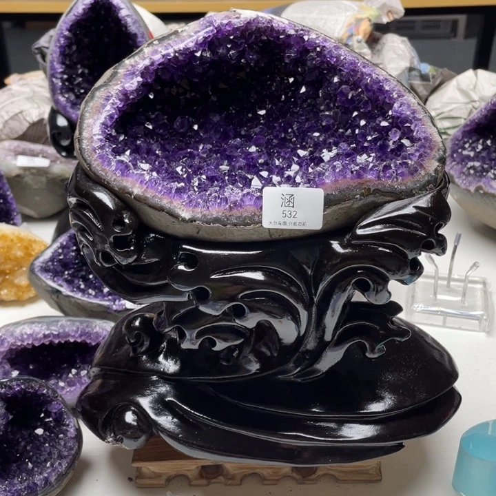未镶嵌大型摆件（非配饰）紫晶?***?