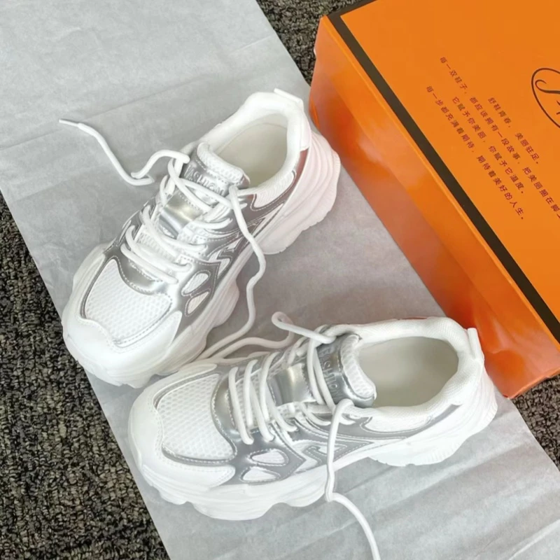 【品牌清仓】阿比时尚百搭休闲品牌增高潮流透气老爹鞋