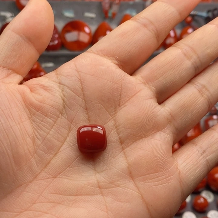 南红玛瑙戒面未镶嵌岚**雾