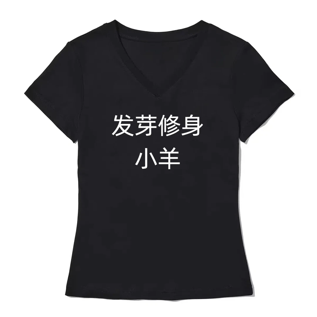 夏季25新款N家小羊修身T恤