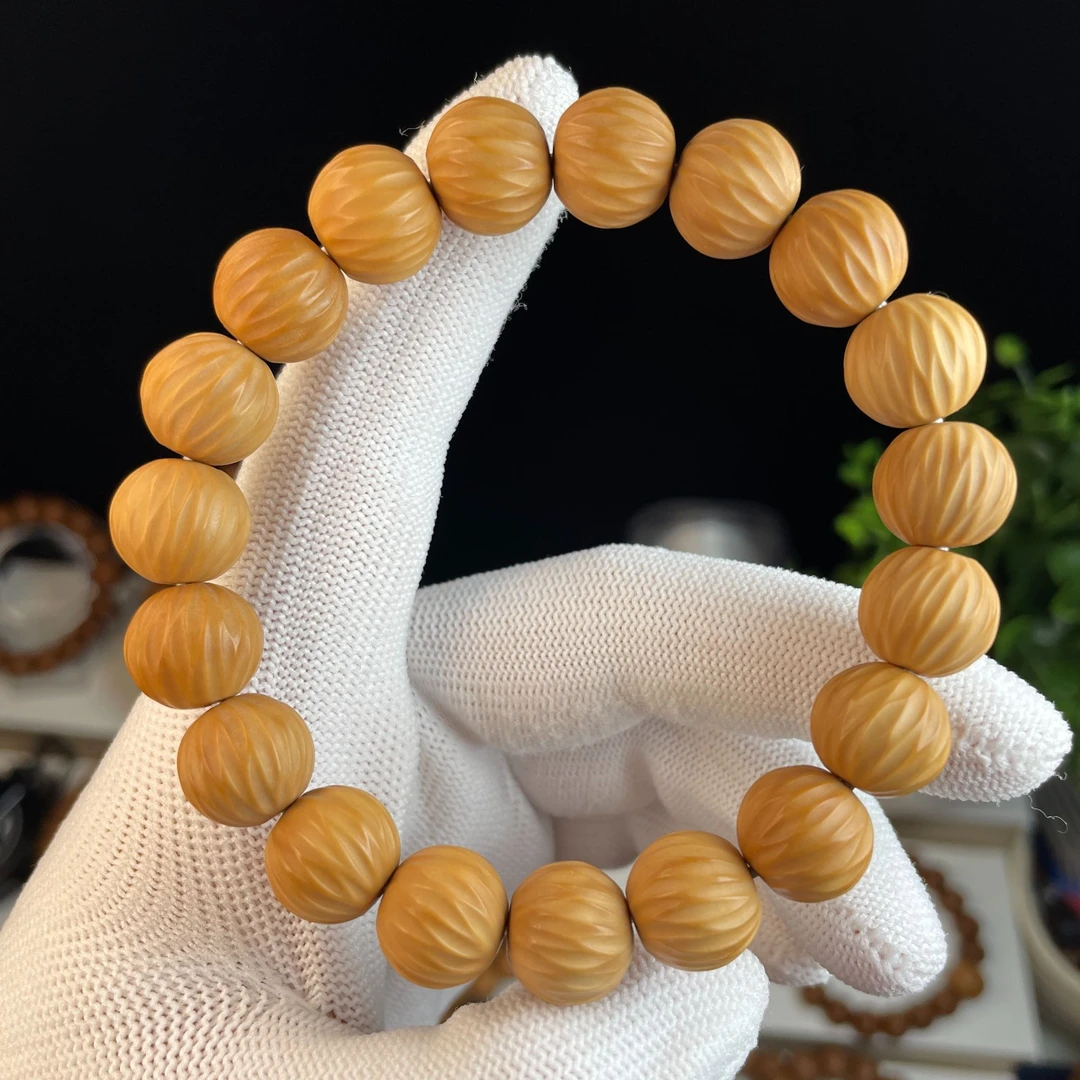 【楚安文玩】全品-天河猴头手串雕刻精卡毕业级