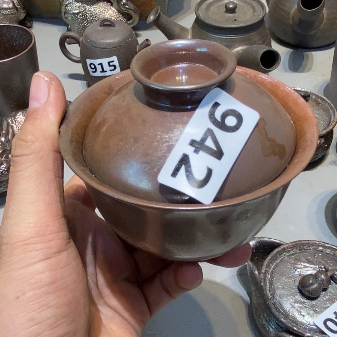 军***敌柴烧茶具陶瓷杯子