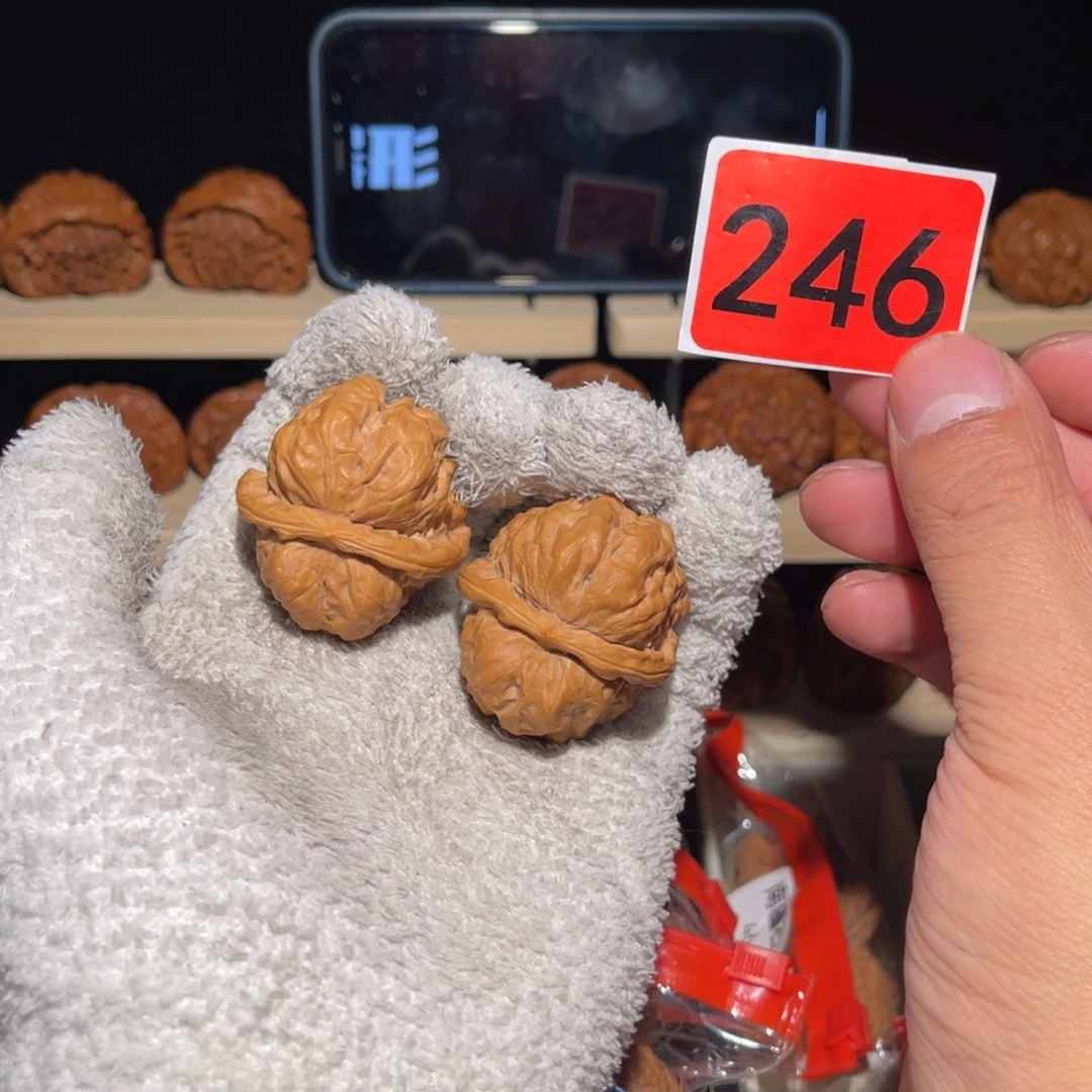 把件文玩核桃开播福利 38小蛙蛙 编号246