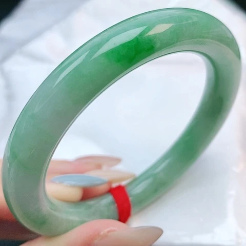 未镶嵌手镯翡翠56圆条882255