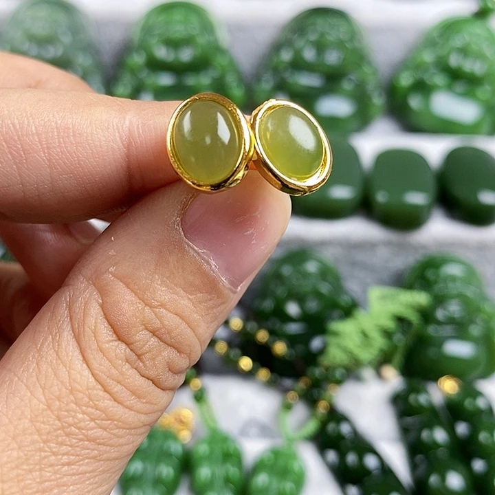 吊坠(不含链)未镶嵌和田玉（碧玉）