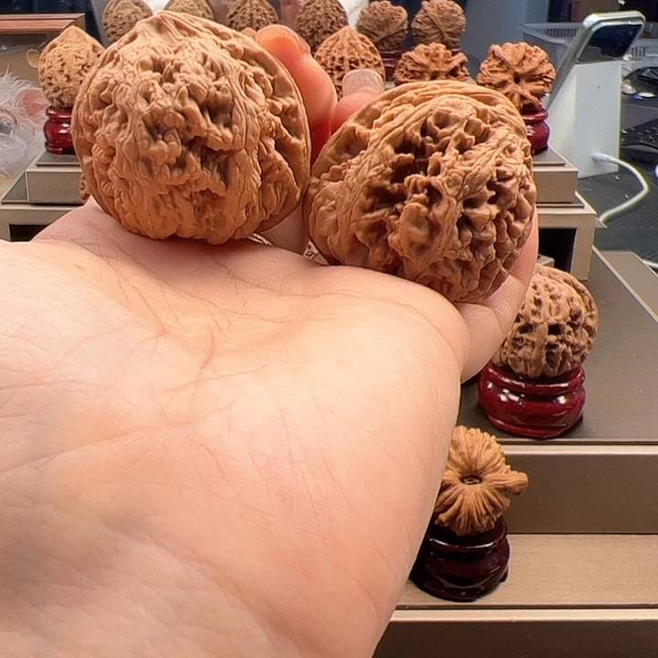 文玩核桃把件大粗筋 n-019