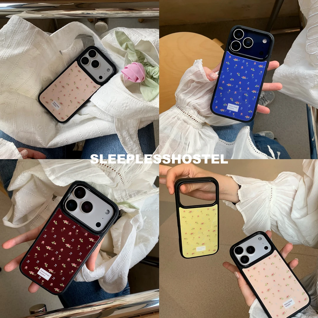 失眠招待所 无人区玫瑰原创碎花系列 韩国ins风适用苹果17手机壳