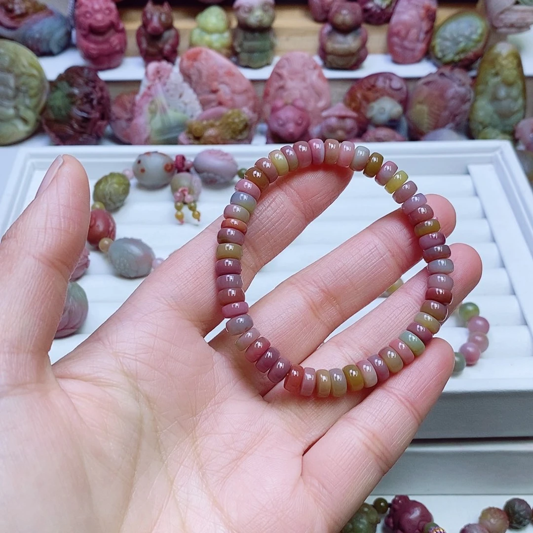玛瑙/玉髓盐源玛瑙手链未镶嵌