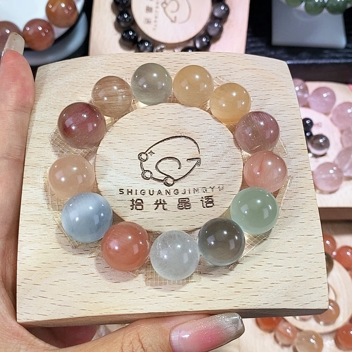 水晶手链未镶嵌多宝兔毛手串