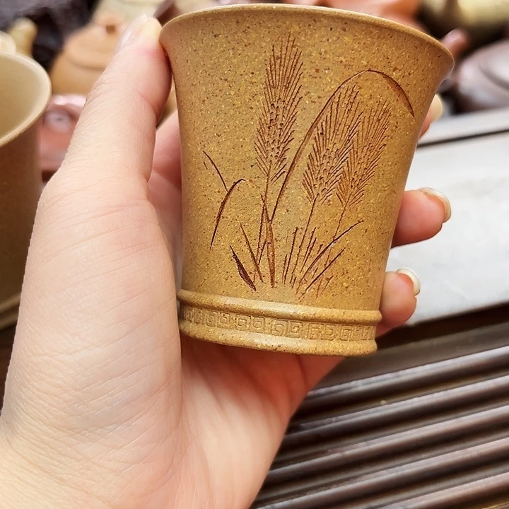 茶壶紫砂夜来南风起，小麦覆陇黄