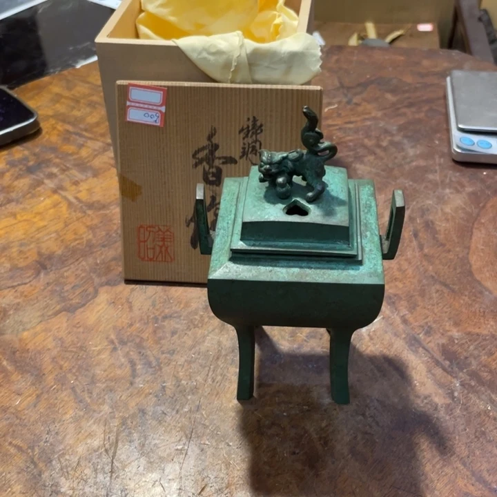 黄铜小六古美术工艺品