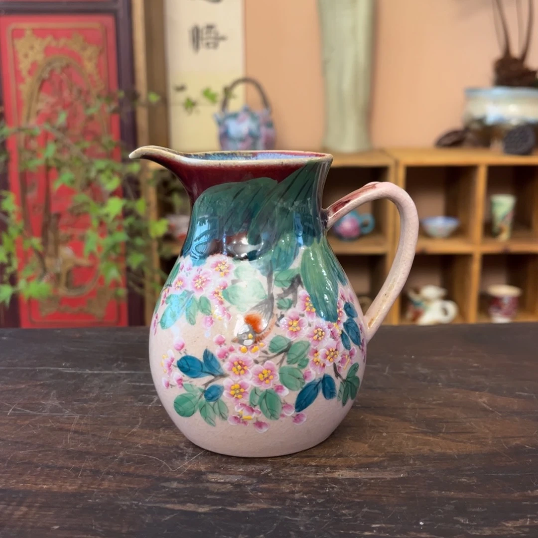 柴烧手工手绘陶瓷