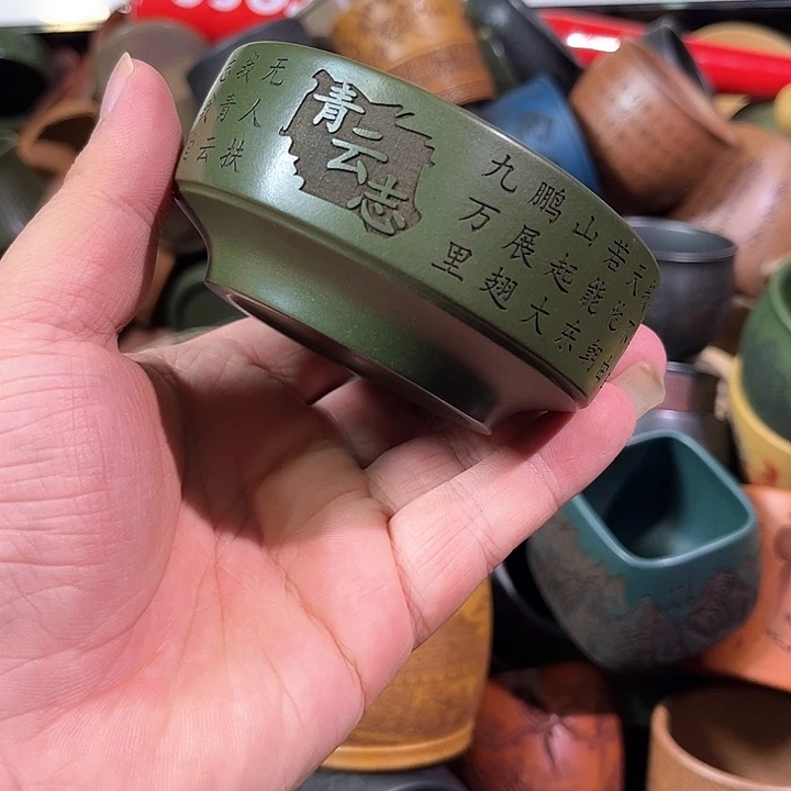 茶杯紫砂全手工紫砂主人杯
