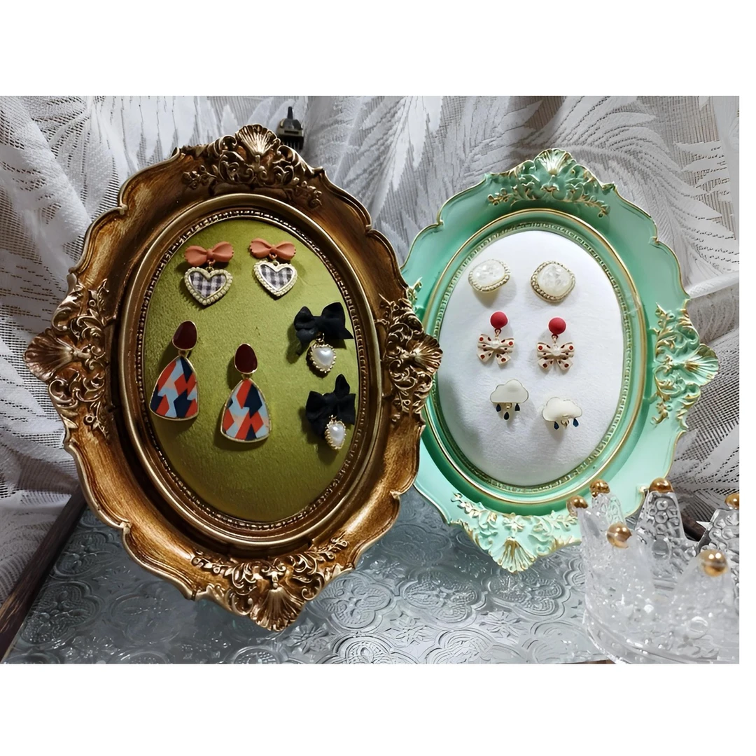 首饰展示架 耳环耳钉项链戒指手链首饰珠宝展台公主美奢收纳复古