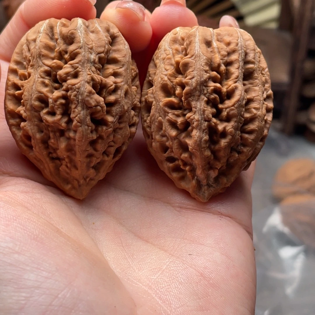 文玩核桃把件楸刀鱼77