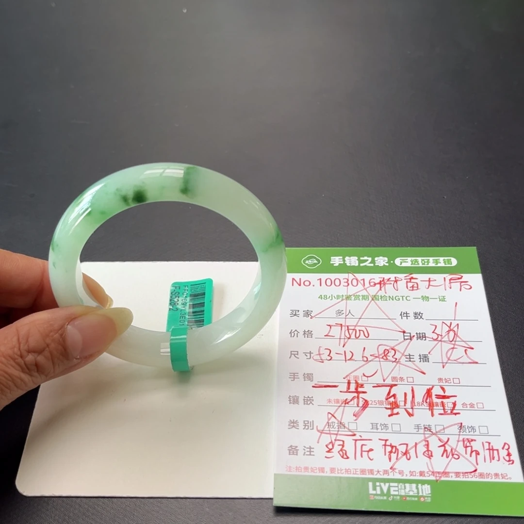 翡翠手镯未镶嵌多人