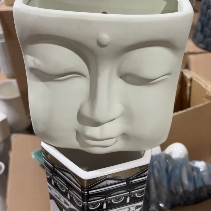 陶瓷花瓶摆件外贸出口（微瑕）