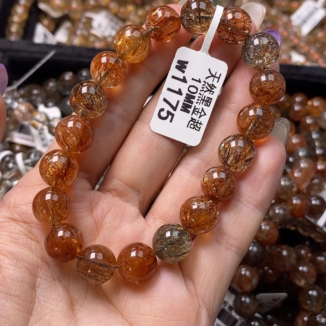 未镶嵌水晶手链水