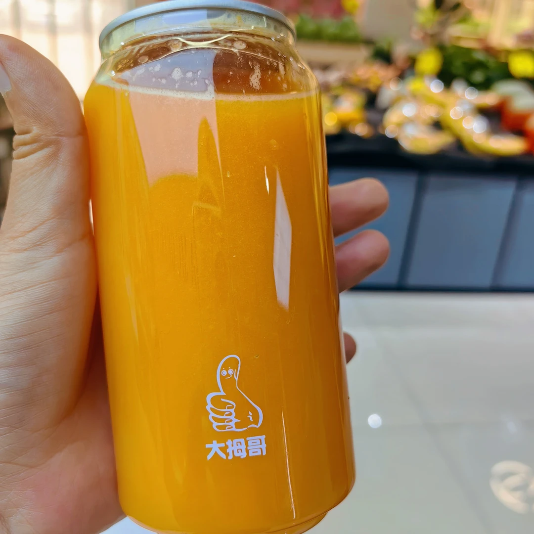 鲜榨橙汁400ml无任何添加