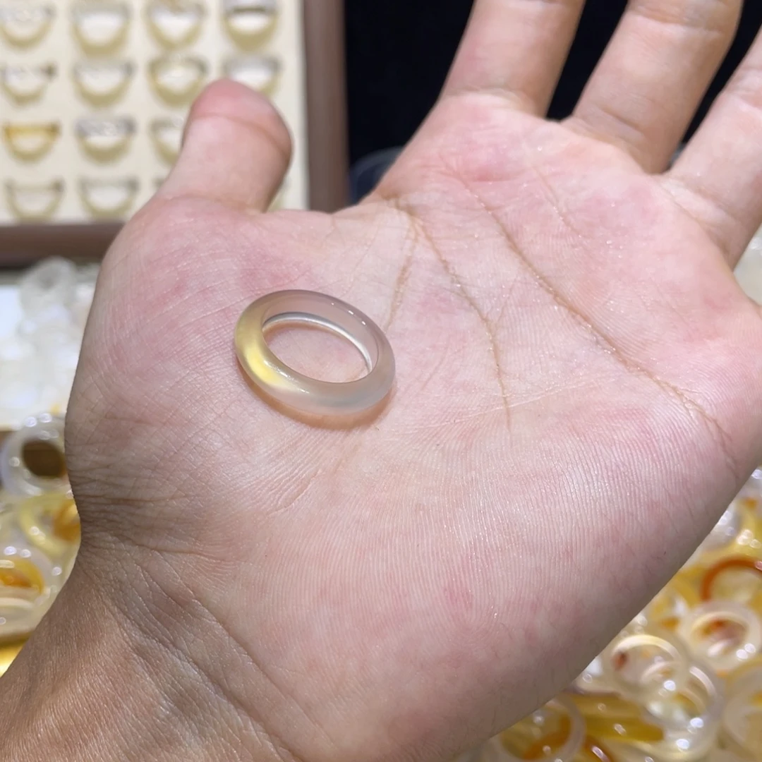 玛瑙/玉髓合金戒指37号港14