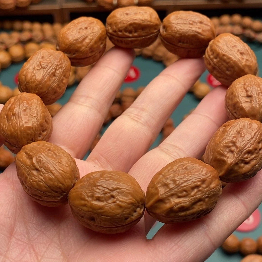 文玩核桃手串19尺寸枣
