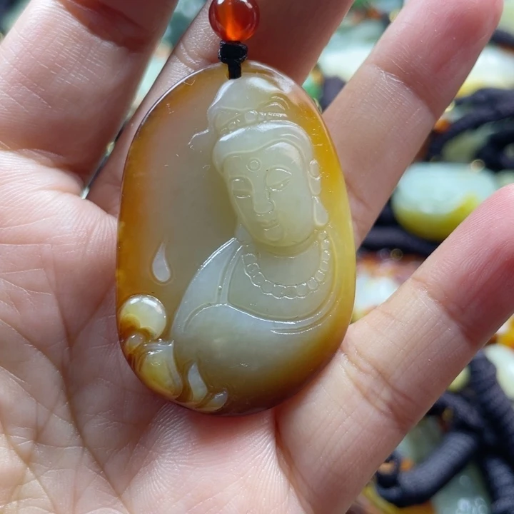 和田玉颈饰未镶嵌