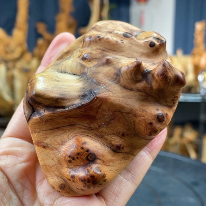 柏木（崖柏）手把件