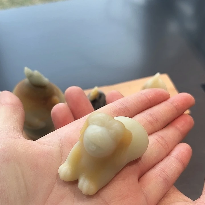 蛇纹石玉未镶嵌吊坠(赠链)