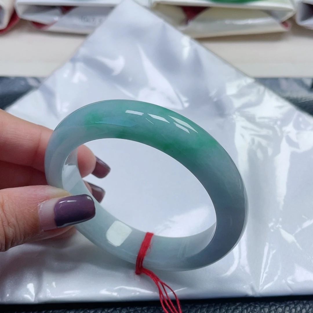 未镶嵌手镯翡翠缅甸翡翠52+