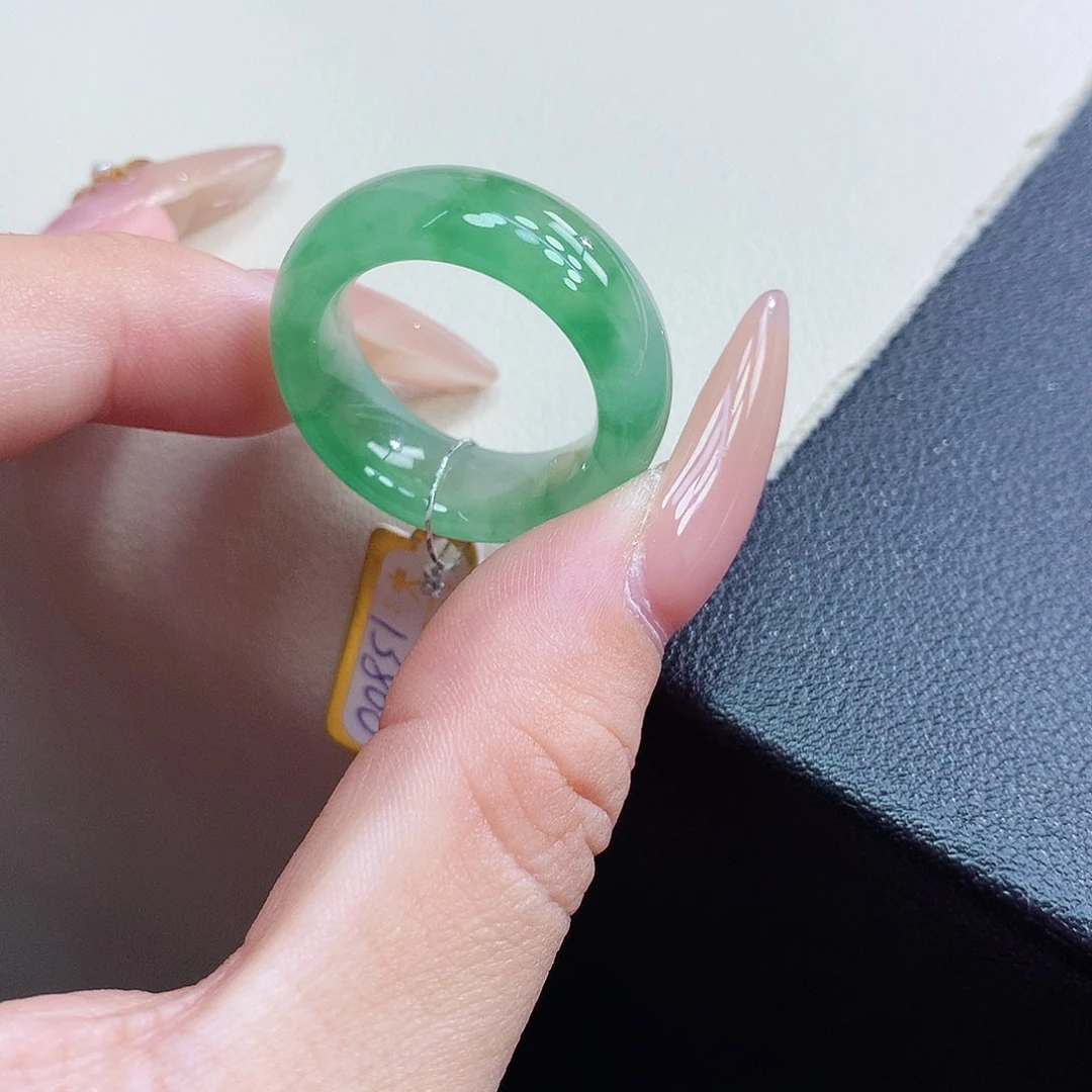 未镶嵌戒指翡翠18-19号
