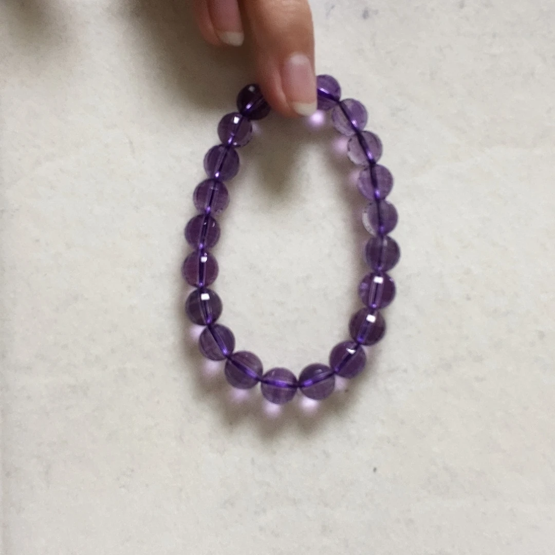 水晶手串未镶嵌简单