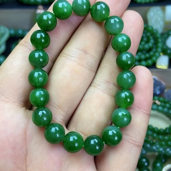 手串未镶嵌和田玉（碧玉）