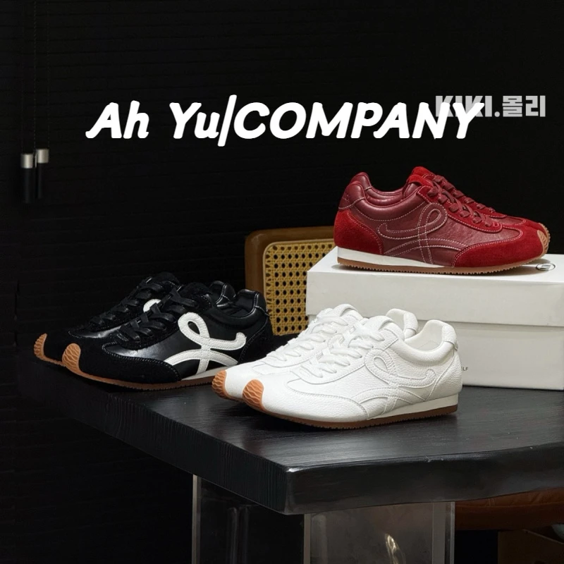 真皮厚底红色德训鞋女ins潮2025新款复古小众拼色增高休闲运动鞋