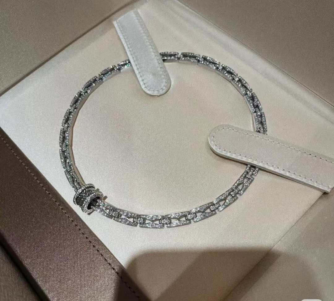 坠链均925银陶瓷 未来感氛围重工项链