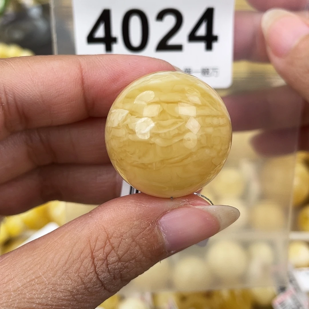 蜜蜡未镶嵌裸石27.2粉