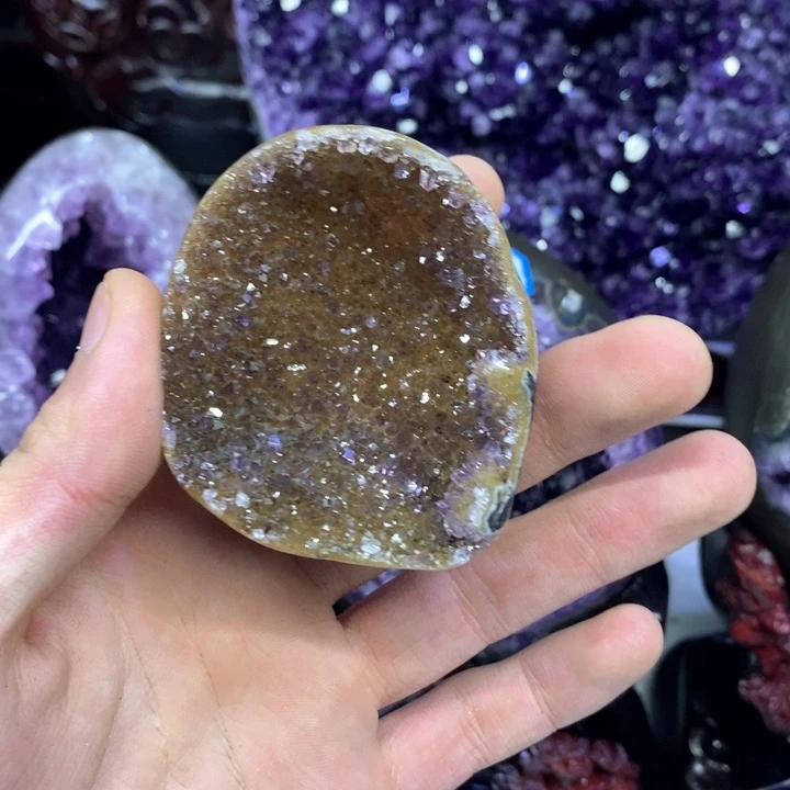 紫晶小葛摆件未镶嵌