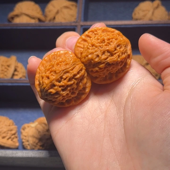 阿***毛文玩核桃把件野南疆161