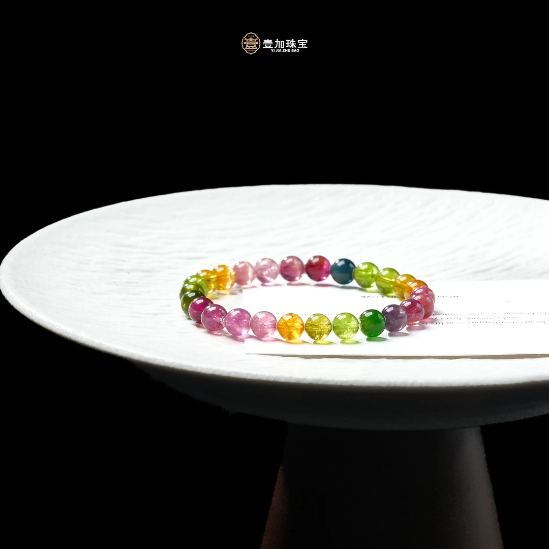 壹加师姐|手工设计碧玺手串多样性发一#9000