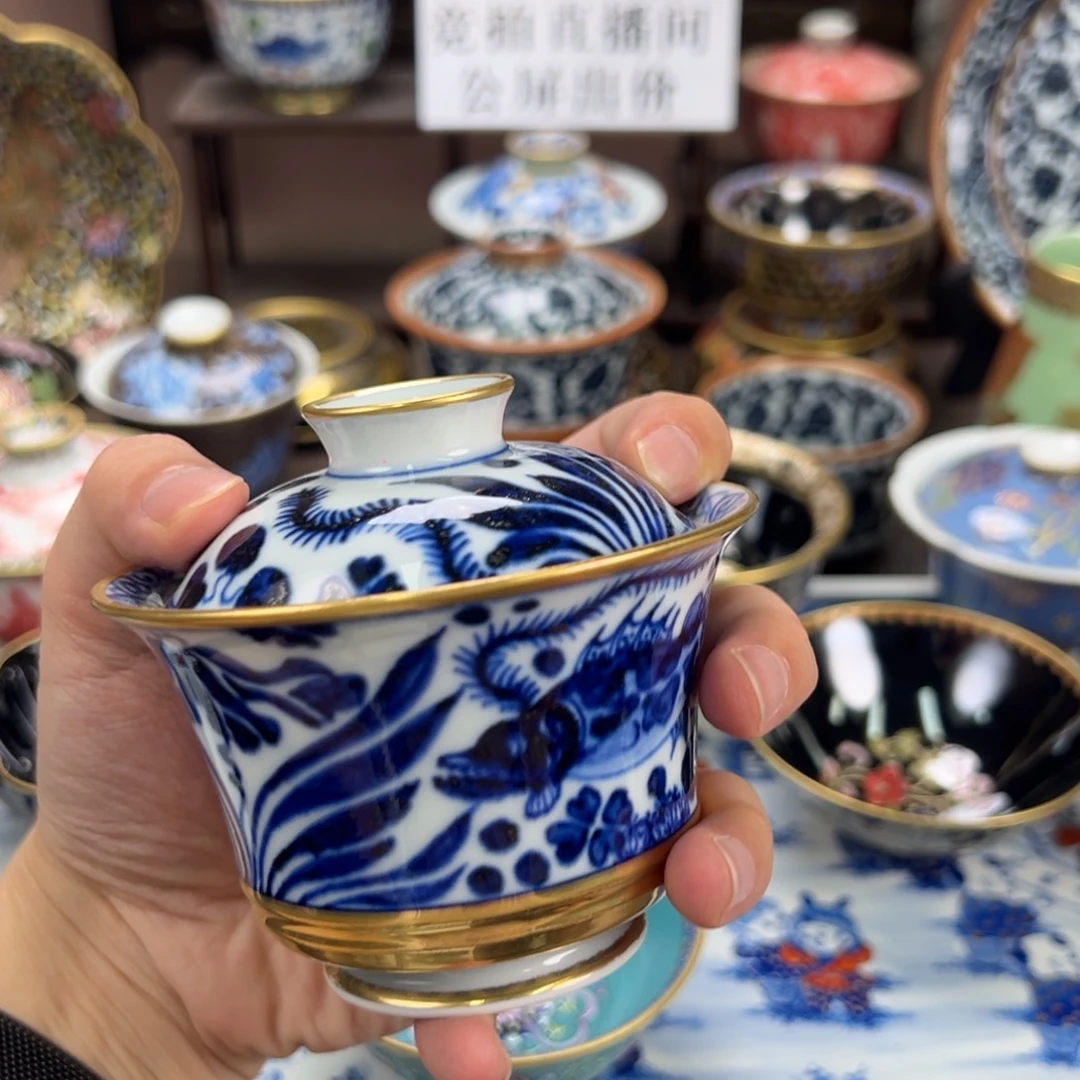 瓷片景德镇手工手绘陶瓷