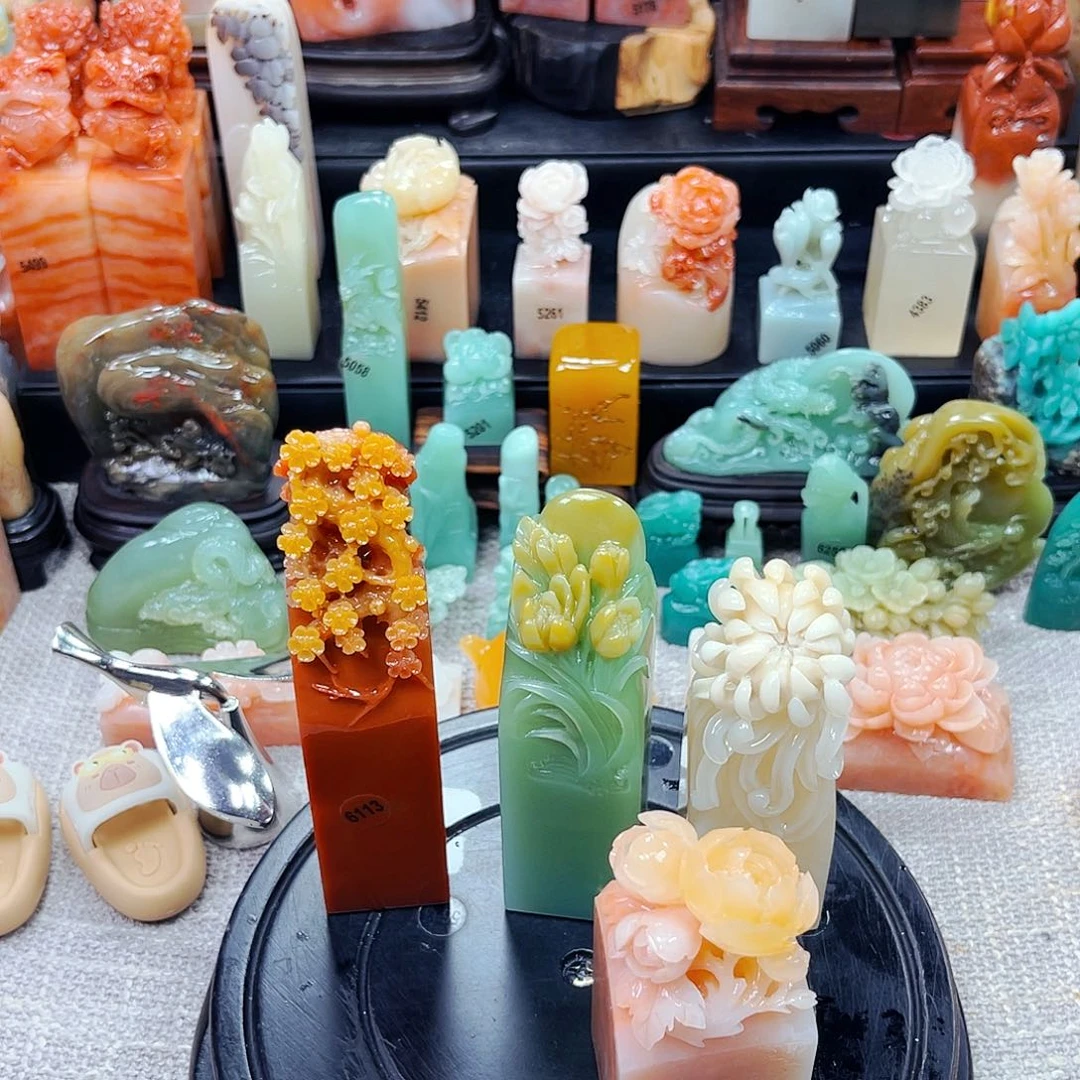 寿山石印石熊*111包邮包刻