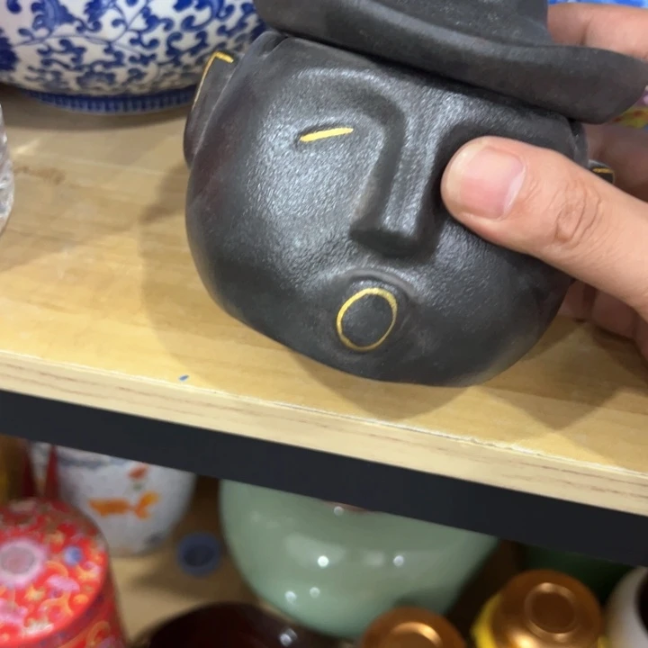 瑕疵福利品陶瓷茶叶罐介意勿拍