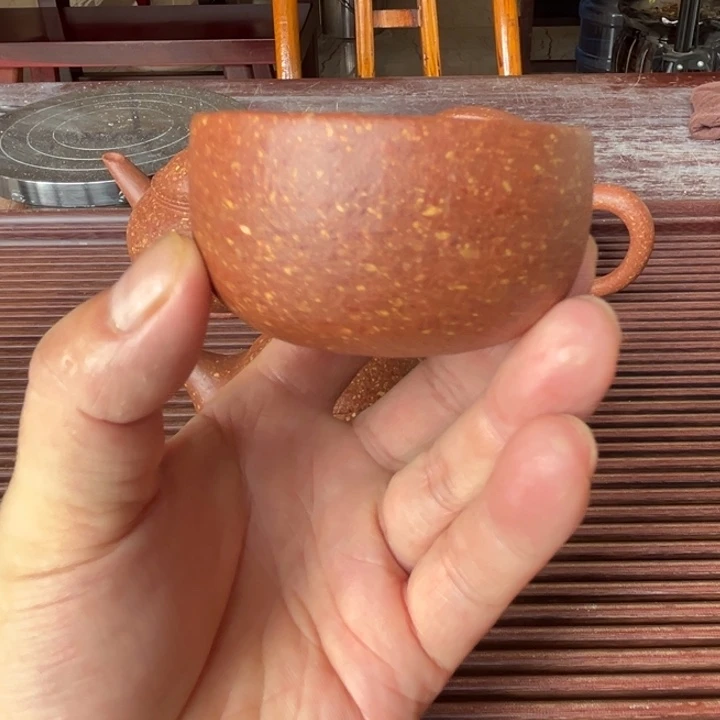 茶壶紫砂黄龙山降坡、全手工杯