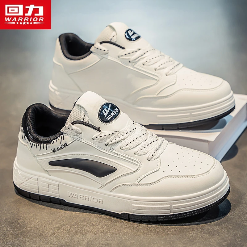 回力男鞋秋季2025新款白色运动休闲小白板鞋百搭厚底小众设计潮鞋