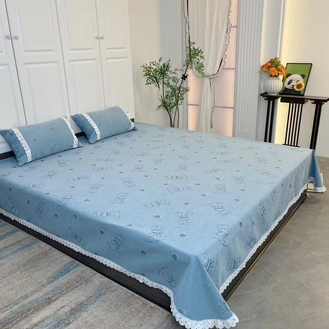 【暖木杨】咖啡兔【床用】2025四季通用榻榻米高档床盖炕盖双人床防滑