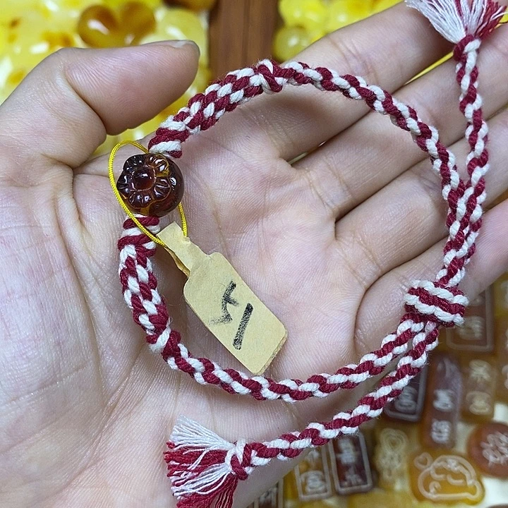吊坠橄榄核福利柿子手串
