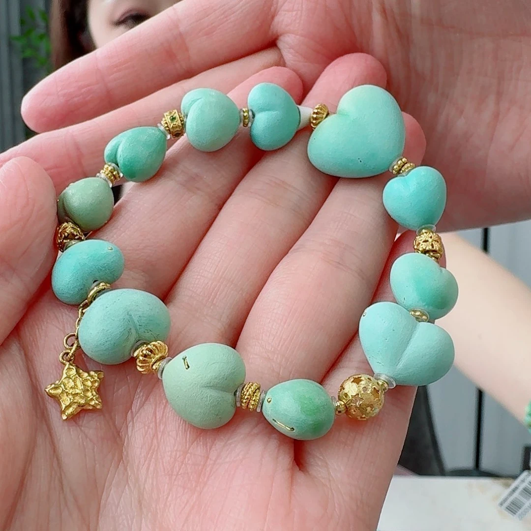 18K金镶嵌绿松石珠宝奇石