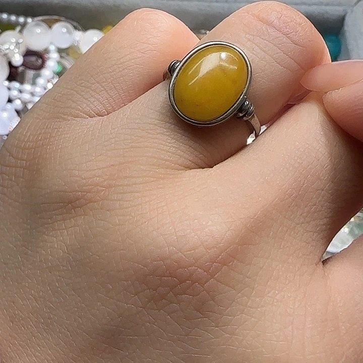 银S925镶嵌水晶戒指