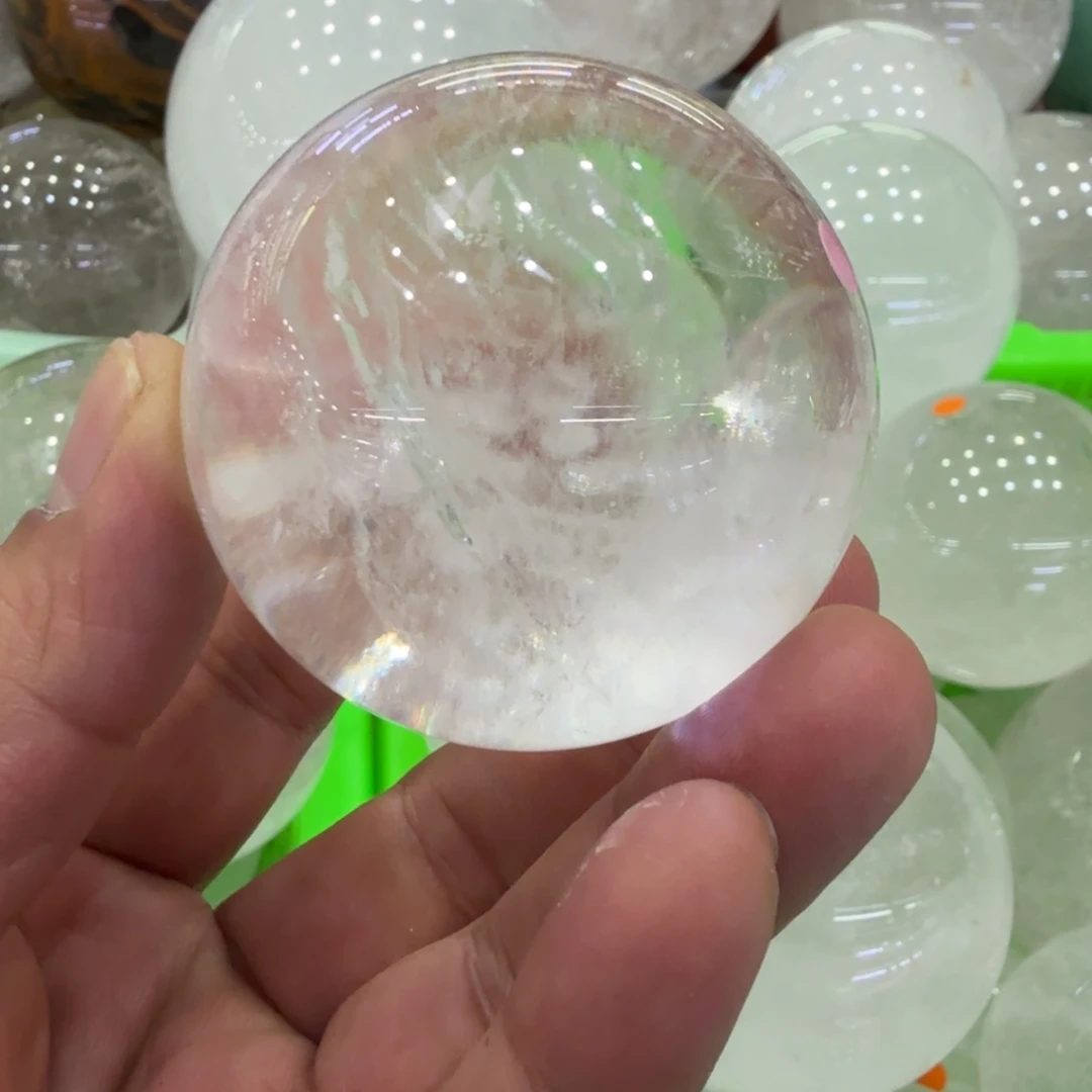 石材水晶球5.5厘米摆件