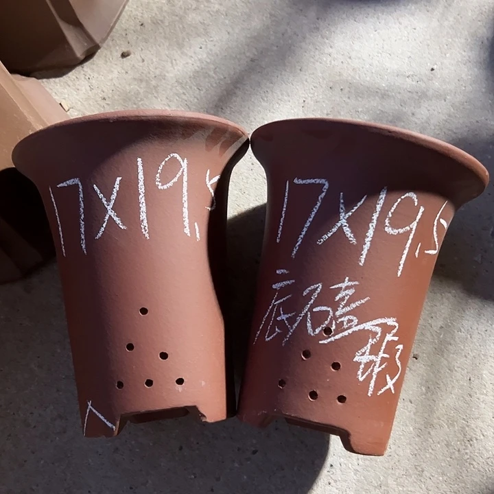 紫砂花盆宜兴紫砂花盆源头厂家2只