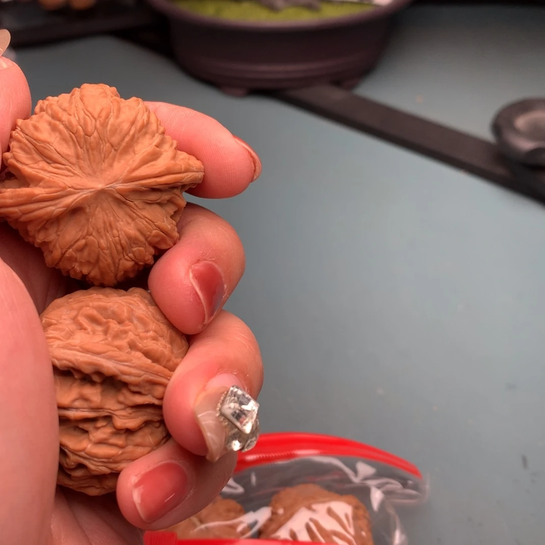 文玩核桃把件磨盘4243不是正磨